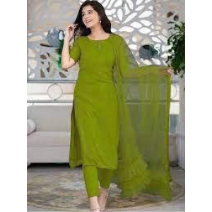 Green Mehndi Salwar suit