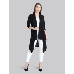 BuyNewTrend Cotton Lycra Shrugs - Black Single - None