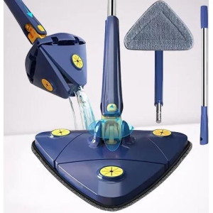 Blue Squeezing Triangle Cleaning Mop