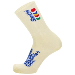 Santini TDF Grand Depart Florence Socks-Beige / M-L