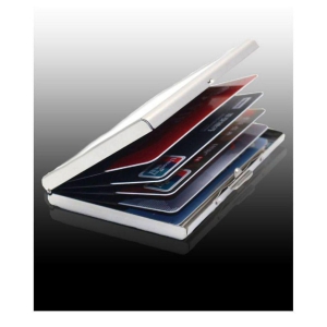 SHB High Quality Steel Plain ATM Card Holder with 6 card slots