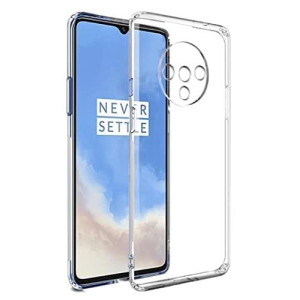 OnePlus 7T Back Cover Case Bumper Camera Transparent
