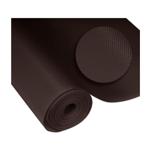 EASYHOME Multipurpose ( 45 cm X 3 m) EVA Anti-Slip Mat Liners For Bathroom, Kitchen, Fridge & Table Mat- Brown (45cmx300cm)