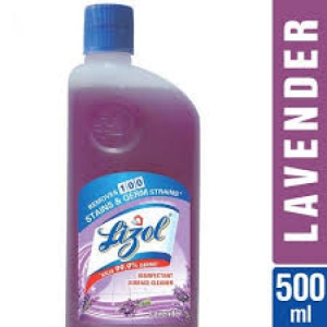 Lizol Disinfectant Surface  Floor Cleaner Liquid Lavender 500 Ml