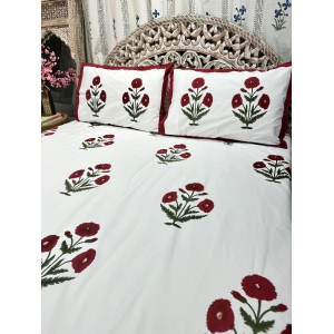 Hand Block Cotton Bedsheet |Gulfam Bedsheet-Super King