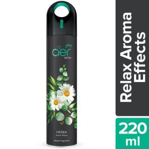 Godrej Aer Spray - Premium Air Freshener, Relax, 220 ml