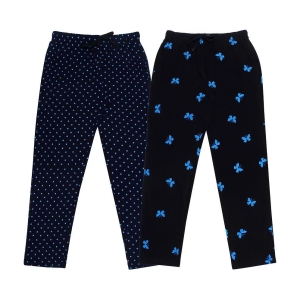 DIAZ Kids Cotton printed Trackpant/Trousers/Lower Combo pack of 2 - None