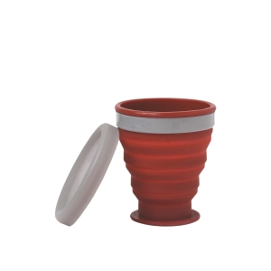 reFold Travel Cup - Maroon - 300ML-Pack of 2