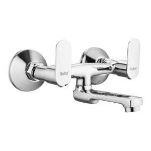 Onyx Wall Mixer Brass Faucet (Non-Telephonic) - by Ruhe®