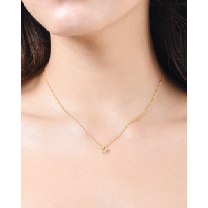 Tiny Butterfly Necklace-18k Gold Plated