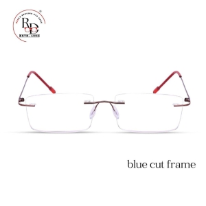 redex-rectunglar-unisex-red-color-rimless-frame-progressive-photochromatic-lens