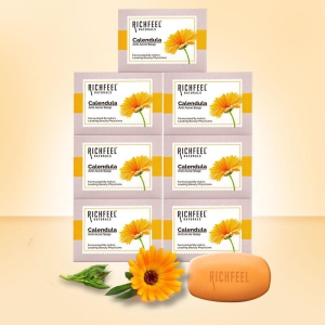 Richfeel Calendula Anti Acne Soap 75 G Pack of 7