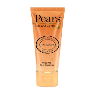 Pears Pure And Gentle Daily Cleansing Facewash, Mild Cleanser With Glycerine, 60 G