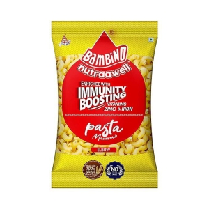 Bambino | Pasta Macaroni with PEP | Enriched with Immunity Boosting | Elbow | 900 gm Pouch