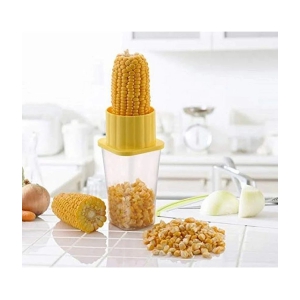 Handa Yellow Plastic Mannual Chopper 0 ml ( Pack of 1 ) - Yellow