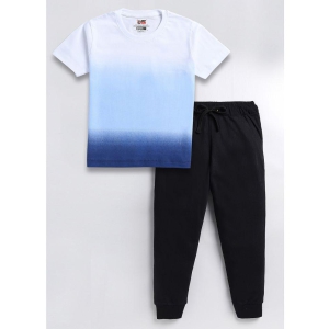 SmartRAHO - Multicolor Cotton Boys T-Shirt & Trackpants ( Pack of 1 ) - None