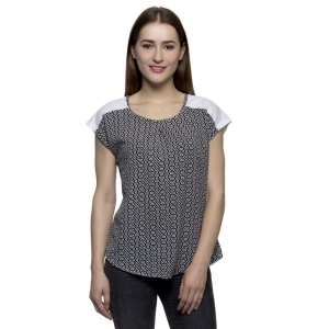 One femme Women's Black and White Print Top