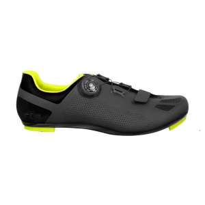 FLR F-11 Road Cycling Shoes (Black Neon Yellow)-EU 40