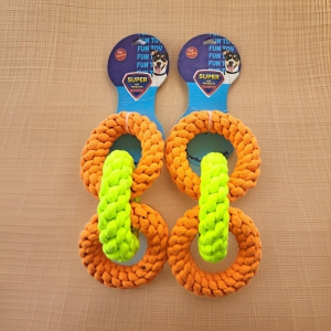Dog Chew Rope Ring Dog Toy for Small, Medium and Large Breeds