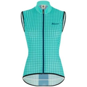 Santini Women Nebula Vest-Aqua / XL