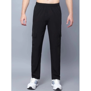 AKTIF Black Lycra Mens Trackpants ( Pack of 1 ) - None