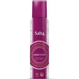 saba-ambition-perfumed-body-spray-deodorant-long-lasting-fragrance-no-alcohol-perfumed-body-spray-deodorantlong-lasting-fragranceno-alcohol-zero-itching-zero-burning-sensation-vegan-and-halal-for-women-150-ml