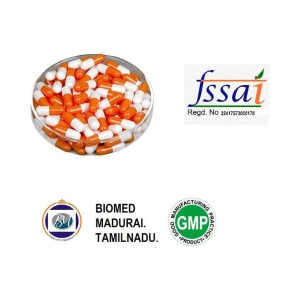 BioMed Empty Gelatin capsules (orange and white) Capsule 1000 no.s