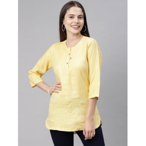 Women Lemon Yellow Ultimate Yoga Top