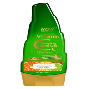 WOW Skin Science Pure Vitamin C Sleeping Night Gel with Aloe Vera - 150mL