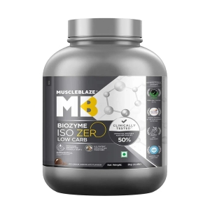 MuscleBlaze Biozyme Iso-Zero,  4.4 lb  Low Carb Ice Cream Chocolate