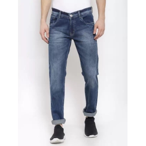 Men Skinny Mid Rise Blue Jeans