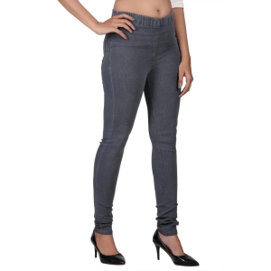 Women's Denim Lycra Solid Plus Size Jeggings-7XL