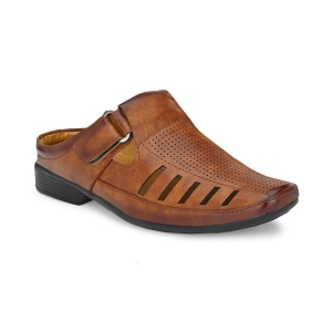 Leeport - Tan  Mens Sandals - 9