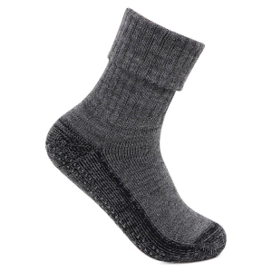 bonjour-grey-melange-woollen-womens-ankle-length-socks-pack-of-1-none