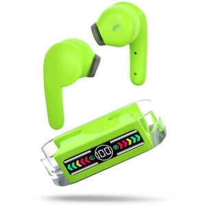 VEhop Max Bluetooth True Wireless (TWS) In Ear 30 Hours Playback Powerfull bass,Low Latency IPX4(Splash & Sweat Proof) Green