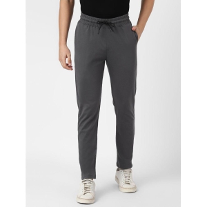 UrbanMark Men Regular Fit Solid Stretch Trackpant-Grey - None