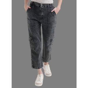 DKGF Fashion - Grey Denim Straight Fit Women''s Jeans ( Pack of 1 ) - None