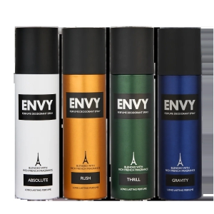 Envy Deodorant Combo Absolute + Rush + Thrill + Gravity 120ml*4