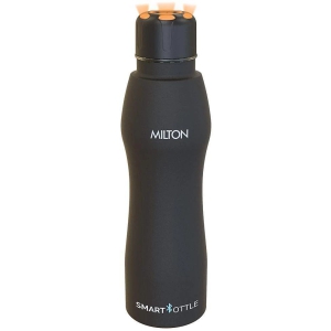 Milton Smart Stainless Steel Water Bottle (880 ml) Black - Black