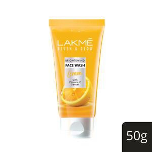 Lakme Blush  Glow Lemon Gel Face Wash 100 Real Lemon Extract 50g