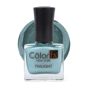 Color Fx New York Premium Non UV Gel Nail Polish Twilight Powder Blue Nail Polish Matte Gel Like Finish, 161