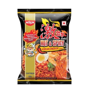 Nissan Nissin Geki  Hot  Spicy Korean Chicken Flavoured Instant Noodles  80GM