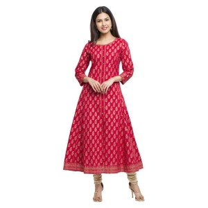 yash-gallery-pink-cotton-womens-flared-kurti-pack-of-1-none