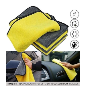 HOMETALES 600 GSM Microfiber Car & Bike Cleaning Cloth For Automobile Car accessories - Assorted ( Pack of 1 ) 40x40 cms