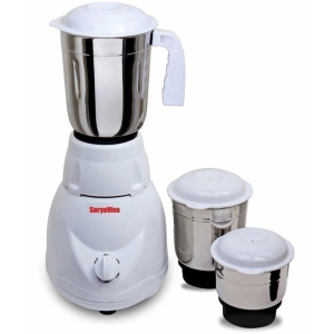 SURYAVIVA Master Mixer 500W 3 Jars Mixer Grinder