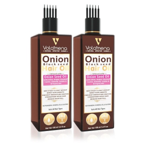 Volamena Onion Black Seed Hair Oil 100 mL Pack of 2