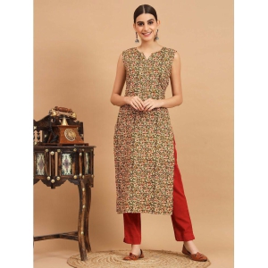 vbuyz-cotton-printed-straight-womens-kurti-green-pack-of-1-none