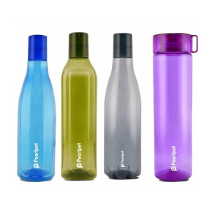 PearlPet - Multicolour Water Bottle ( Pack of 4 ) - Multicolour