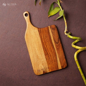 Acacia Wood Chopping Board With Side Handle