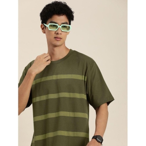 Dillinger - Green Cotton Oversized Fit Mens T-Shirt ( Pack of 1 ) - None